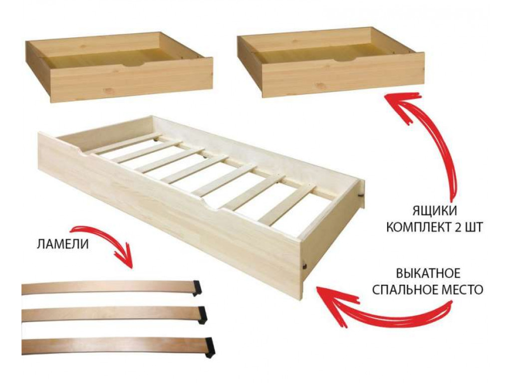 Детская кровать Домик Kids Land №65